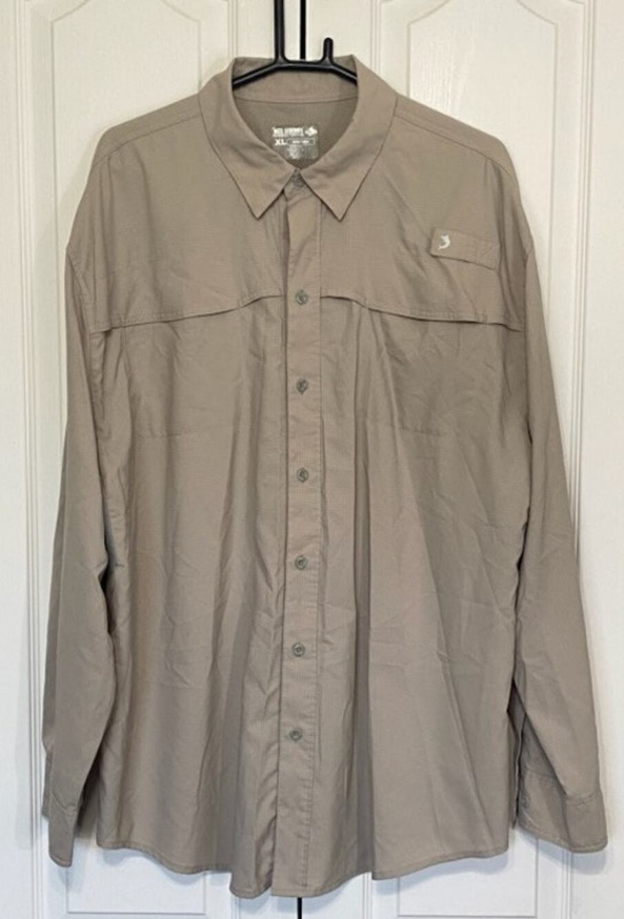 Reel Legends Mariner Performance Fishing Shirt – XL, Navy, Lightweight